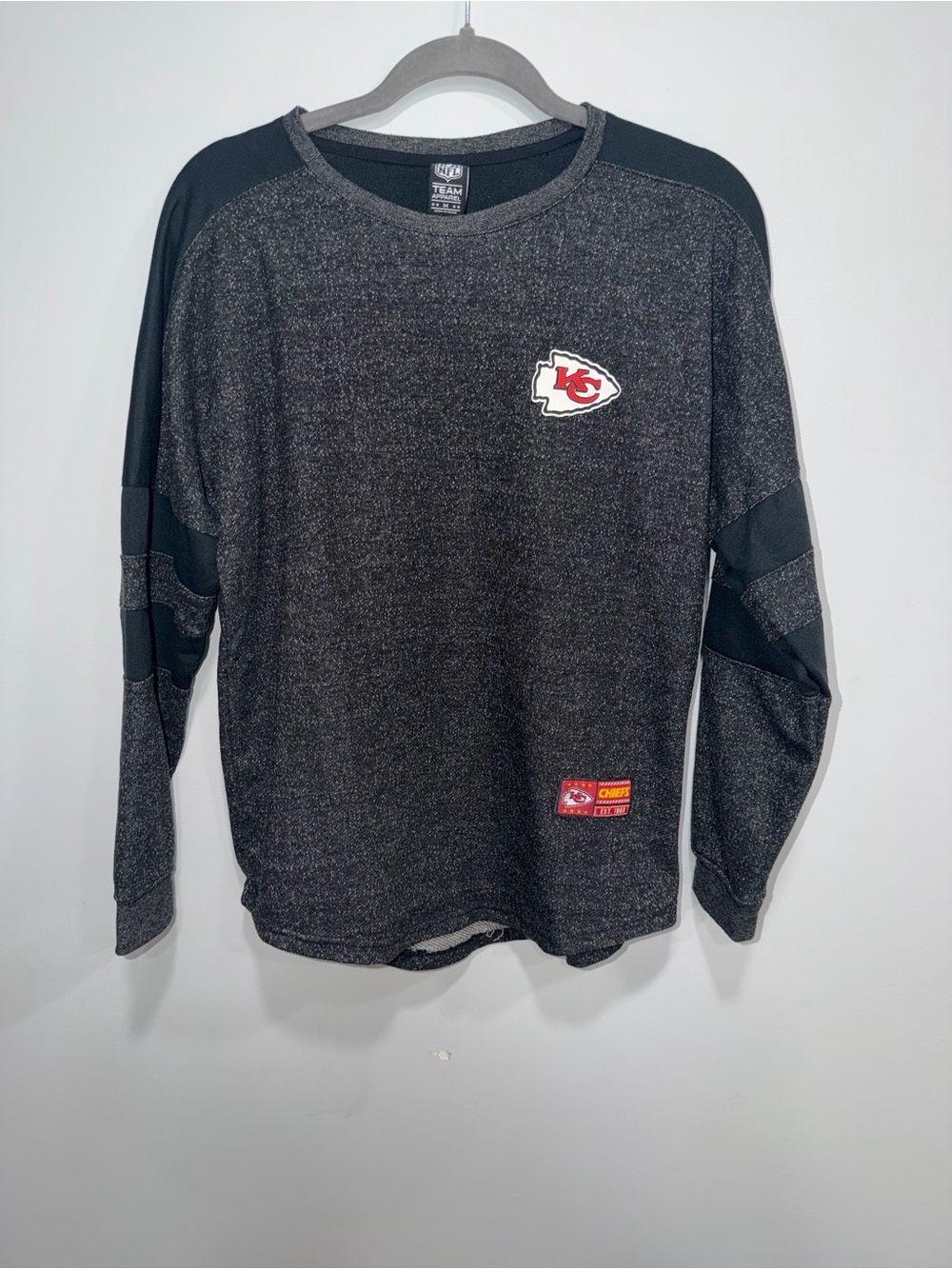 NFL Black Heather Team Apparel Pullover
